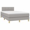 vidaXL &Kappa;&rho;&epsilon;&beta;ά&tau;&iota; Boxspring &mu;&epsilon; &Sigma;&tau;&rho;ώ&mu;&alpha; & LED &Alpha;&nu;.&Gamma;&kappa;&rho;&iota; 120x200 &epsilon;&kappa; &Upsilon;&phi;&alpha;&sigma;&mu;ά&tau;&iota;&nu;&omicron;