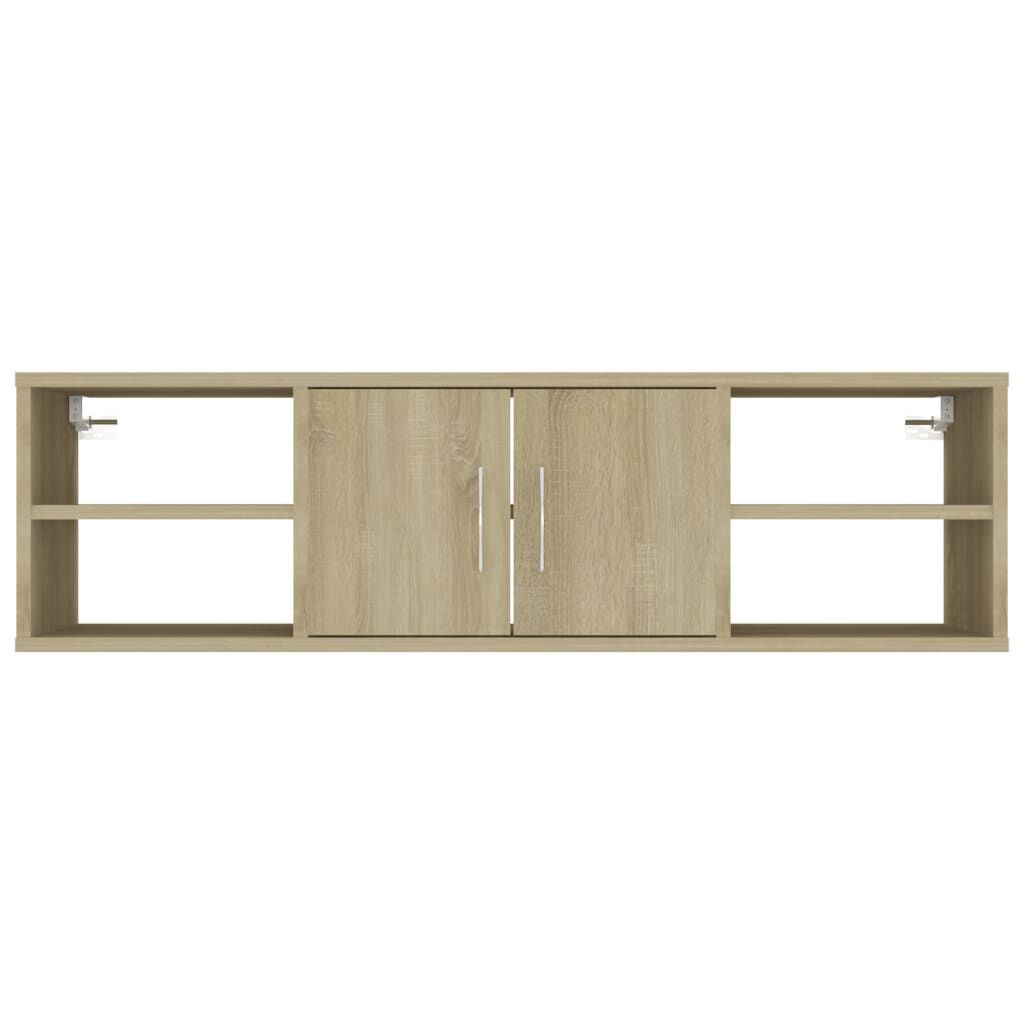 vidaXL Ράφι Τοίχου Sonoma Δρυς 102 x 30 x 29 εκ. Επεξ. Ξύλο