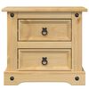 vidaXL Κομοδίνο Corona 53x39x50 εκ. από Μασίφ Ξύλο Πεύκου