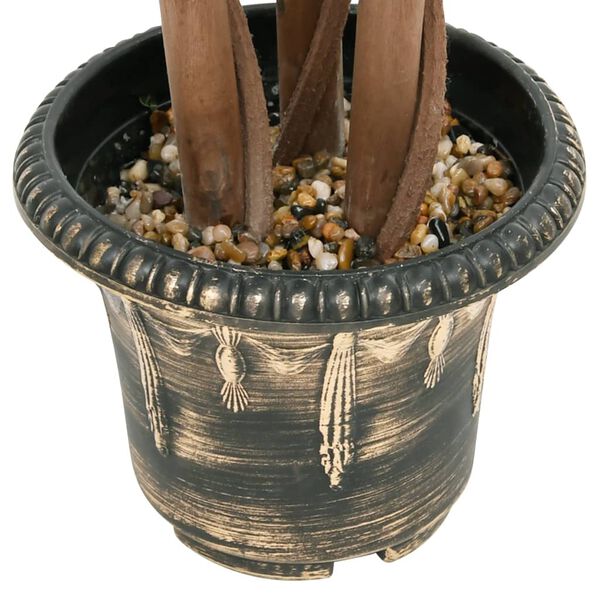 vidaXL Πυξάρι Τεχνητό με Σφαιρικό Σχήμα Πράσινο 119 εκ. με Γλάστρα