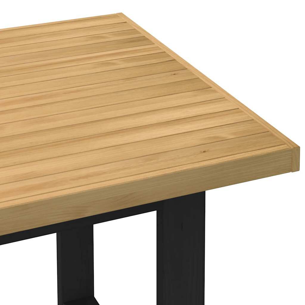vidaXL Τραπεζαρία NOAIN με πόδια σχήματος U 160x90x75 cm