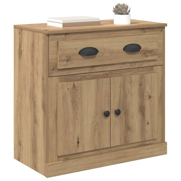 vidaXL Highboard Artisan Oak 70 x 35,5 x 67,5 &epsilon;&kappa;. &Epsilon;&pi;&epsilon;&xi;&epsilon;&rho;&gamma;&alpha;&sigma;&mu;έ&nu;&omicron; &xi;ύ&lambda;&omicron;