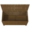 vidaXL Κουτί Αποθήκευσης Καφέ Μελί 121x55x64 εκ. Μασίφ Ξύλο Πεύκου
