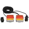 vidaXL &Phi;ώ&tau;&alpha; &Tau;&rho;έ&iota;&lambda;&epsilon;&rho; 2 &tau;&epsilon;&mu;. &Kappa;ό&kappa;&kappa;&iota;&nu;&alpha; 10,5x7,5x10 &epsilon;&kappa;. LED &Lambda;&alpha;&mu;&pi;&tau;ή&rho;&alpha;&sigmaf; 12V