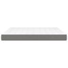 vidaXL Στρώμα με Pocket Springs Σκούρο Γκρι 160x200x20 εκ. Υφασμάτινο