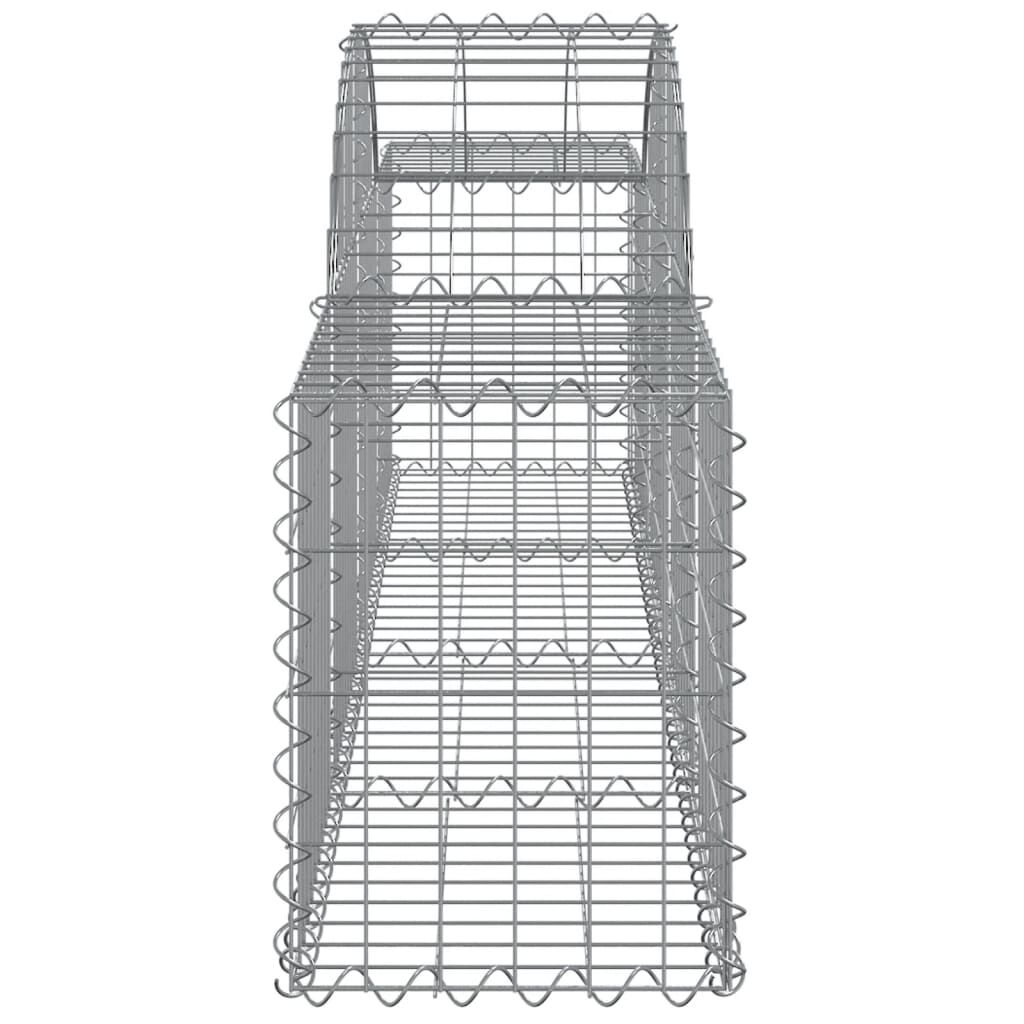 vidaXL Συρματοκιβώτια Τοξωτά 20 τεμ. 200x30x40/60 εκ. Γαλβαν. Ατσάλι