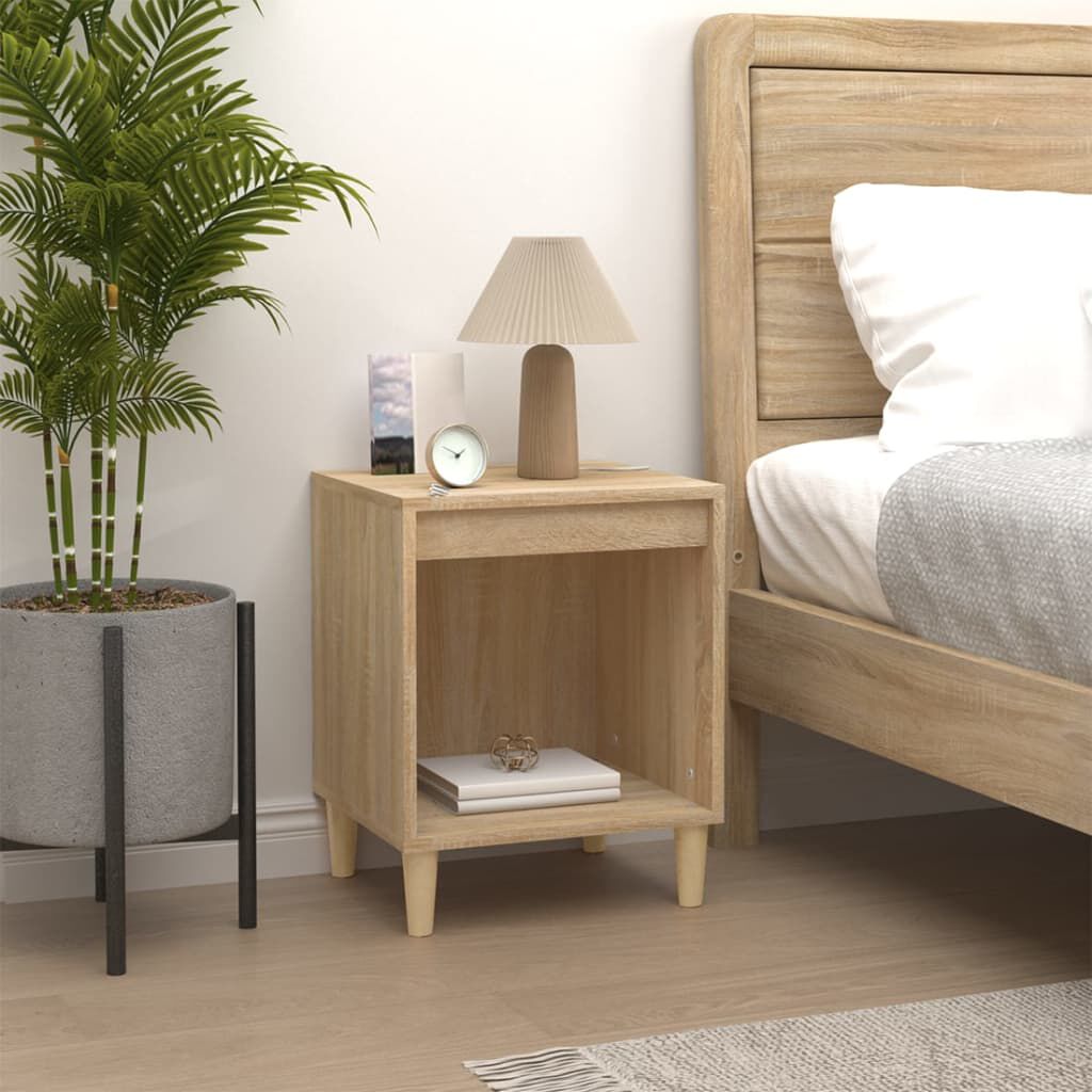 vidaXL Κομοδίνο Sonoma Δρυς 40x35x50 εκ.