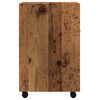 vidaXL Ντουλάπι με ρόδες Παλιό ξύλο 33x38x60 cm Ξύλο μηχανής