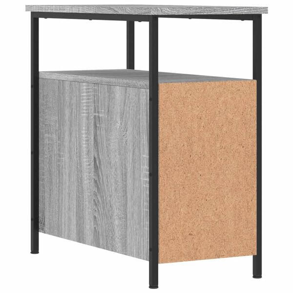 vidaXL Κομοδίνα 2 τεμ. Γκρι Sonoma 30 x 60 x 60 εκ. από Επεξεργ. Ξύλο