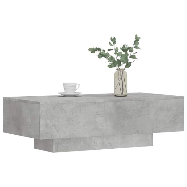 vidaXL Τραπεζάκι Σαλονιού Γκρι Σκυρ. 100 x 49,5 x 31 εκ. Επεξεργ. Ξύλο