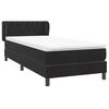 vidaXL Box Spring &Kappa;&rho;&epsilon;&beta;ά&tau;&iota; &mu;&epsilon; &sigma;&tau;&rho;ώ&mu;&alpha; &Mu;&alpha;ύ&rho;&omicron; 80x210 &epsilon;&kappa;. &Beta;&epsilon;&lambda;&omicron;ύ&delta;&iota;&nu;&omicron;