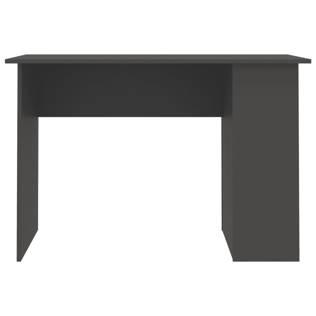 vidaXL Γραφείο Γκρι 110 x 60 x 73 εκ. από Μοριοσανίδα