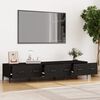 vidaXL Έπιπλο Τηλεόρασης Μαύρο 150x34,5x30 εκ. από Επεξεργασμένο Ξύλο