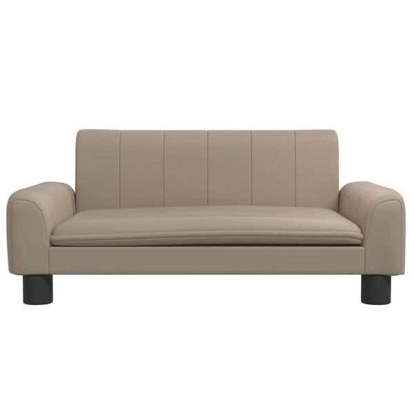 vidaXL Καναπές Παιδικός Καπουτσίνο 70x45x30 εκ. από Συνθετικό Δέρμα