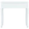 vidaXL Τραπέζι Κονσόλα Λευκό 80 x 40 x 74 εκ. Ξύλινο