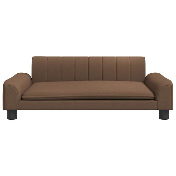 vidaXL Κρεβάτι Σκύλου Καφέ 90 x 53 x 30 εκ. Υφασμάτινο