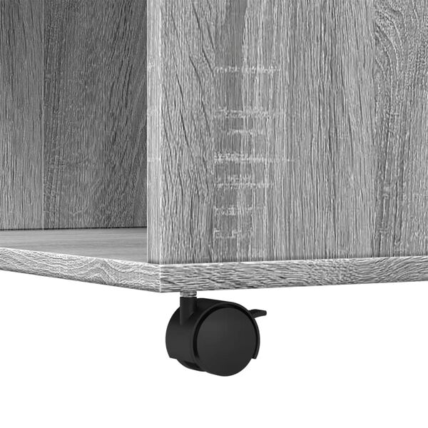 vidaXL Τραπεζάκι Σαλονιού Γκρι Sonoma 80x80x40 εκ. Επεξεργασμένο Ξύλο