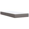 vidaXL &Kappa;&rho;&epsilon;&beta;ά&tau;&iota; Boxspring &mu;&epsilon; &Sigma;&tau;&rho;ώ&mu;&alpha; Taupe 100 x 200 &epsilon;&kappa;. &Upsilon;&phi;&alpha;&sigma;&mu;ά&tau;&iota;&nu;&omicron;
