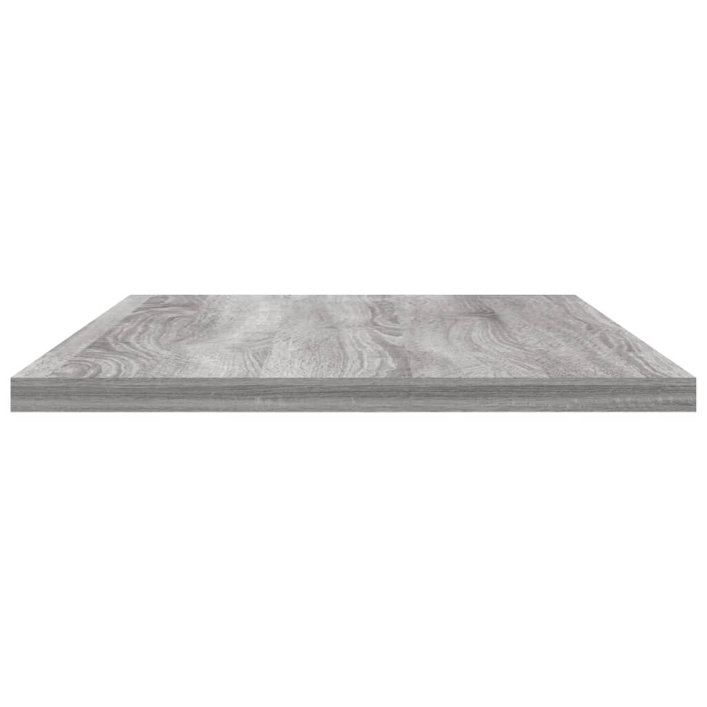 vidaXL Ράφια Τοίχου 4 τεμ. Γκρι Sonoma 60x20x1,5 εκ. Επεξεργ. Ξύλο