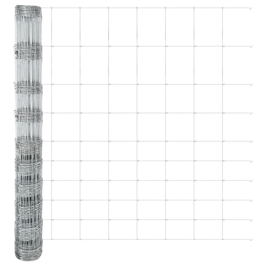 vidaXL Φράχτης Εδάφους 1.2x50 μ Γαλβανισμένο Ατσάλι