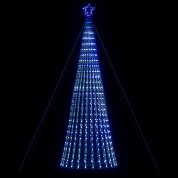 vidaXL Χριστουγεννιάτικο δέντρο LED 1028 LED μπλε 403 cm