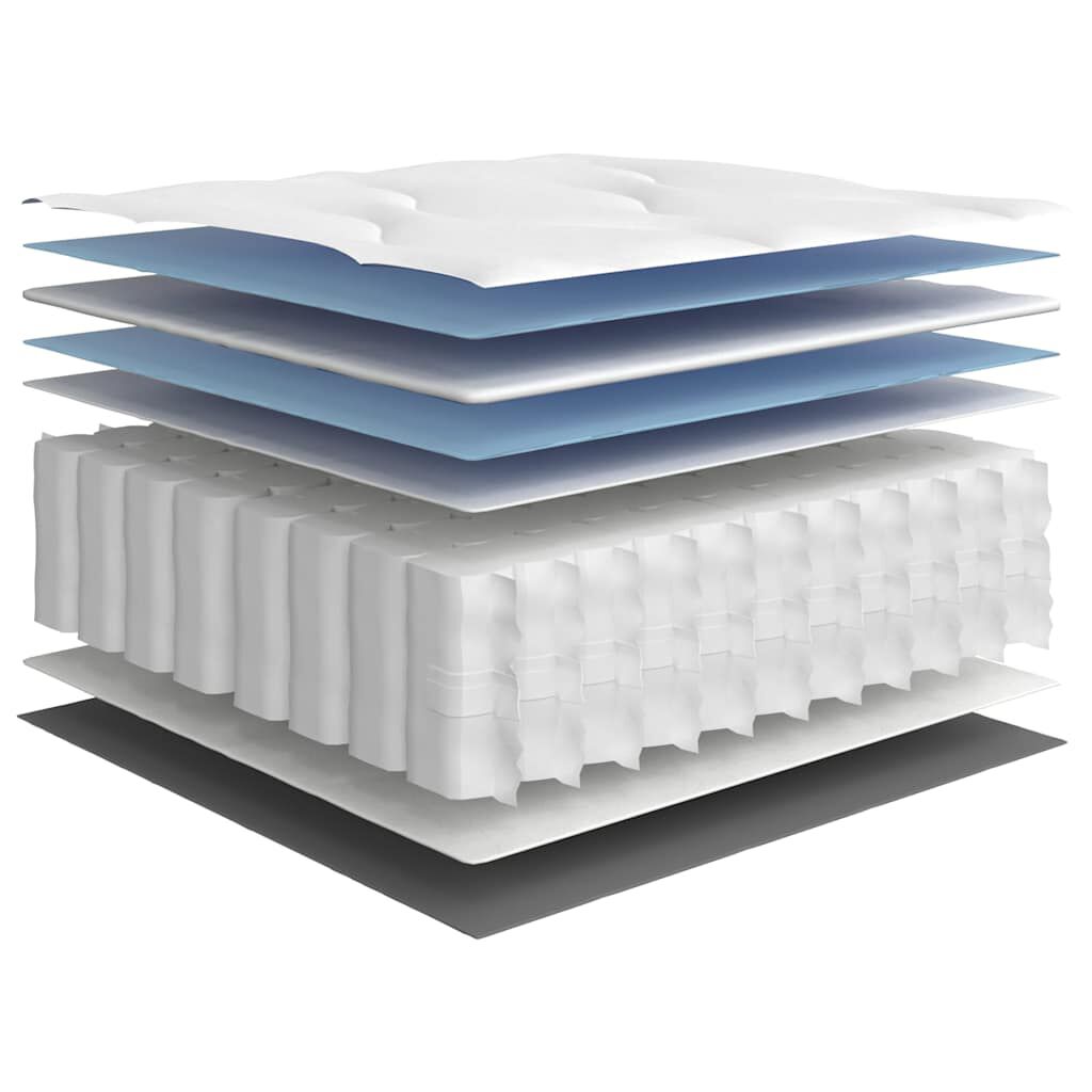 vidaXL Στρώμα με Pocket Springs Μεσαία Σκληρότητα 120x200 εκ.