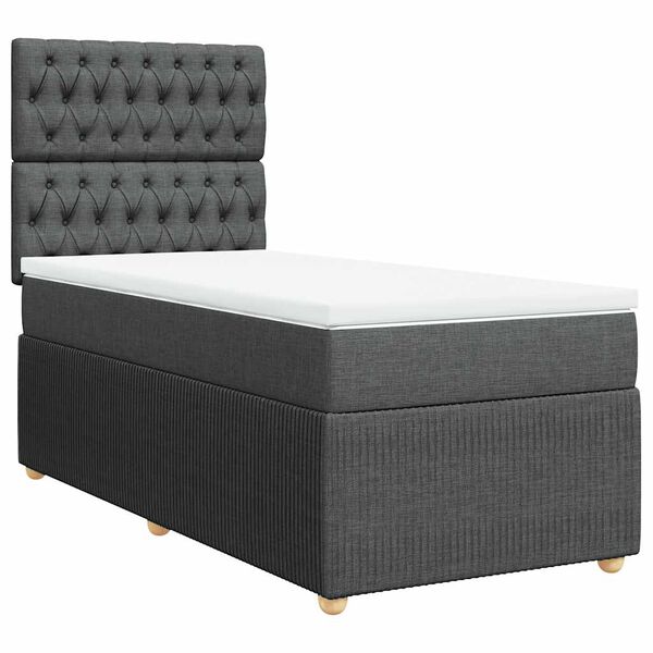 vidaXL &Kappa;&rho;&epsilon;&beta;ά&tau;&iota; Boxspring &mu;&epsilon; &Sigma;&tau;&rho;ώ&mu;&alpha; &Sigma;&kappa;&omicron;ύ&rho;&omicron; &Gamma;&kappa;&rho;&iota; 80x200 &epsilon;&kappa;. &Upsilon;&phi;&alpha;&sigma;&mu;ά&tau;&iota;&nu;&omicron;