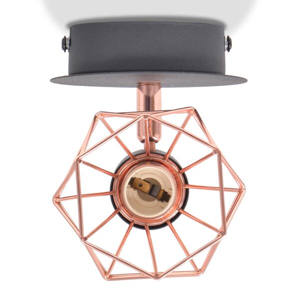 vidaXL Απλίκες Τοίχου 2 τεμ. με 2 Λαμπτήρες LED Filament 8 W
