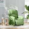 vidaXL Πολυθρόνα Ανακλινόμενη Ηλεκτρική Ανοιχτό Πράσινο Βελούδινη
