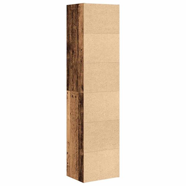 vidaXL Βιβλιοθήκη Όψη Παλαιού Ξύλου 31x24x127 εκ. Επεξεργασμένο Ξύλο