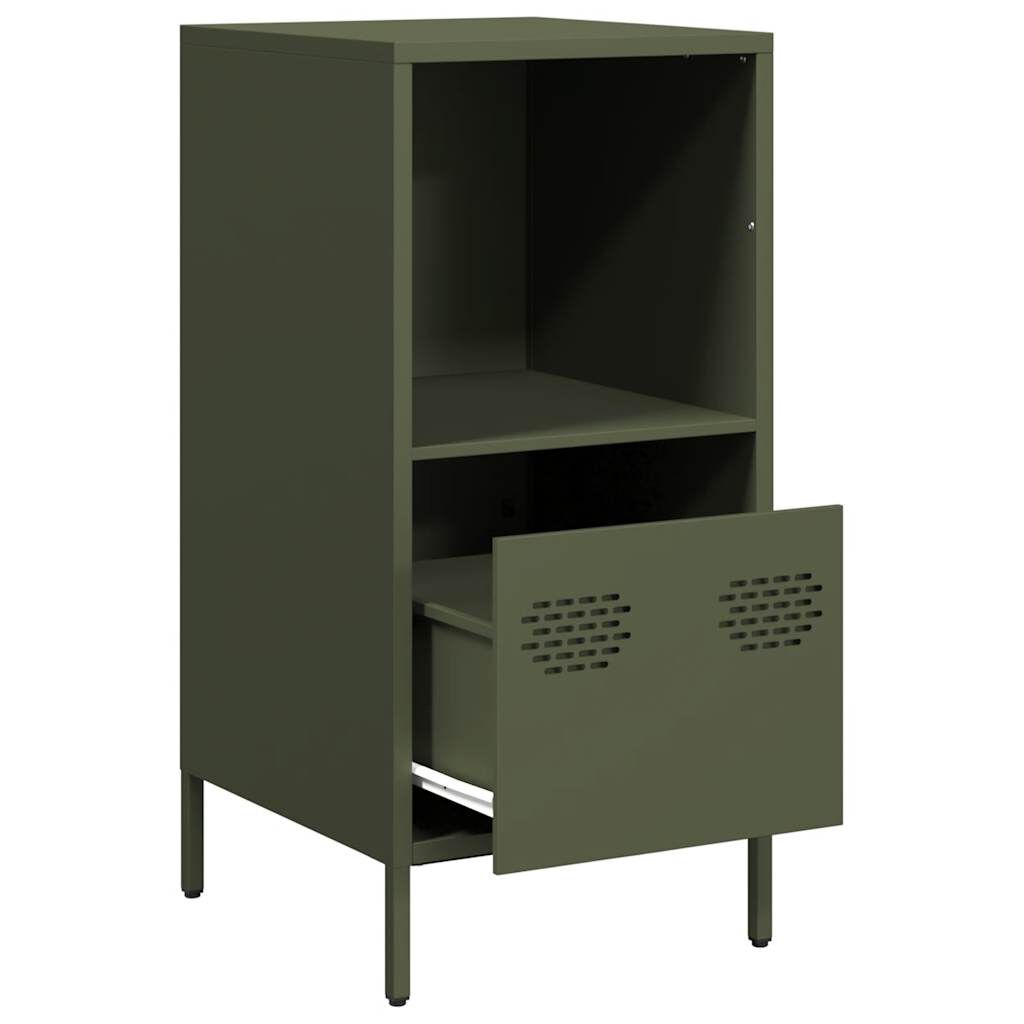 vidaXL Ντουλάπι Λαδί 35x39x73,5 εκ. από Χάλυβα Ψυχρής Έλασης