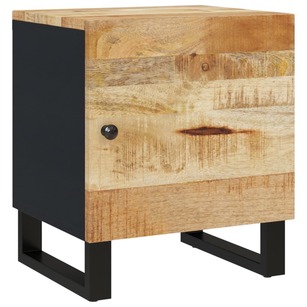 vidaXL Κομοδίνο 40 x 33 x 46 εκ. από Μασίφ Ξύλο Μάνγκο