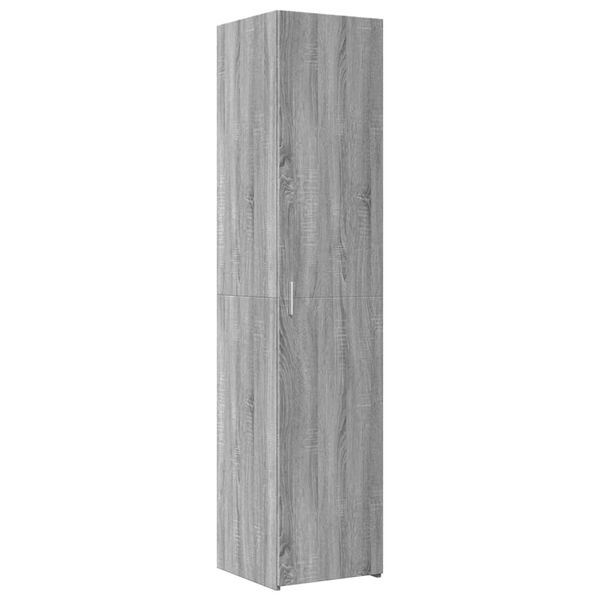 vidaXL Ντουλάπι Γκρι Sonoma 40x42,5x185 εκ. από Επεξεργασμένο Ξύλο