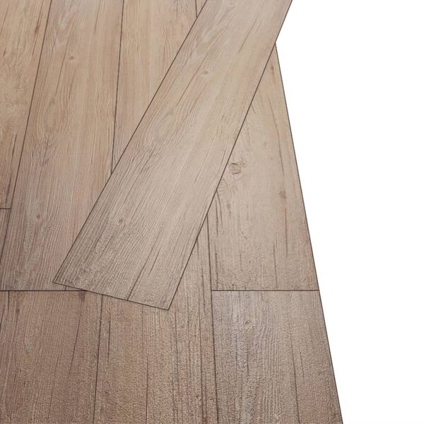 vidaXL Δάπεδο Αυτοκόλλητο Καφέ Δρυς 5,02 μ² / 2 χιλ. από PVC