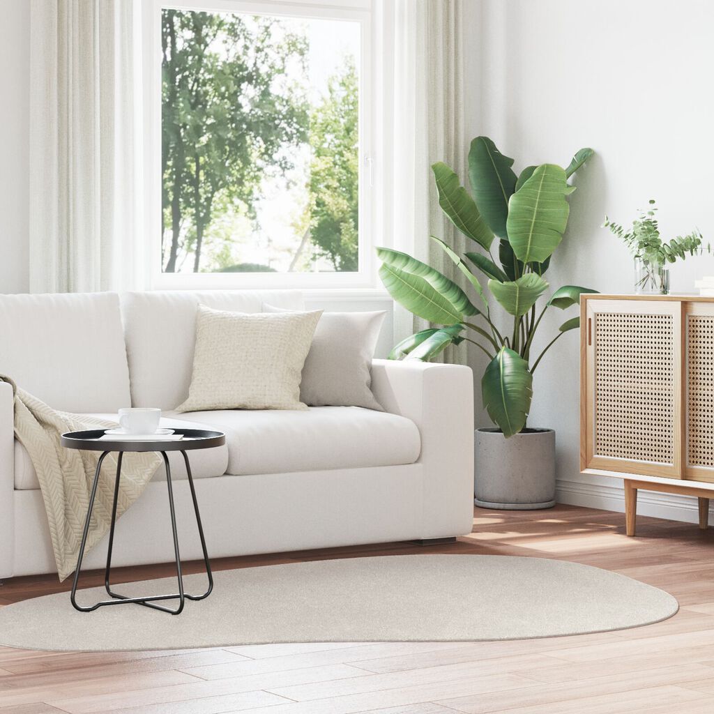 vidaXL Χαλί Άμμος 140 x 200 cm Βαμβάκι