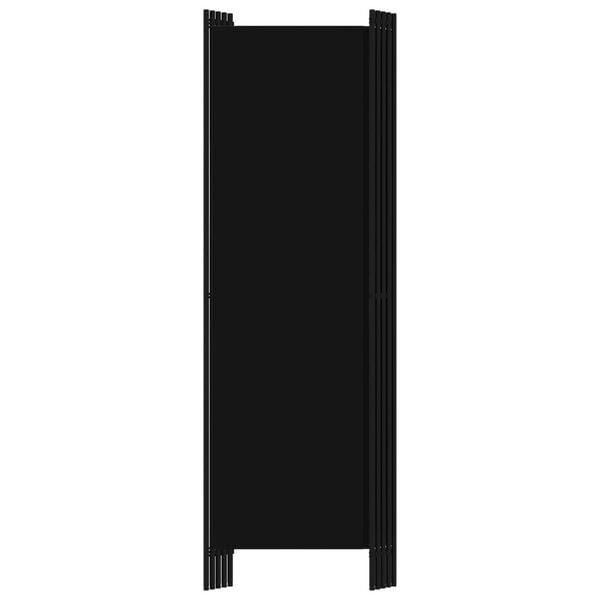 vidaXL Διαχωριστικό Δωματίου με 5 Πάνελ Μαύρο 250 x 180 εκ.
