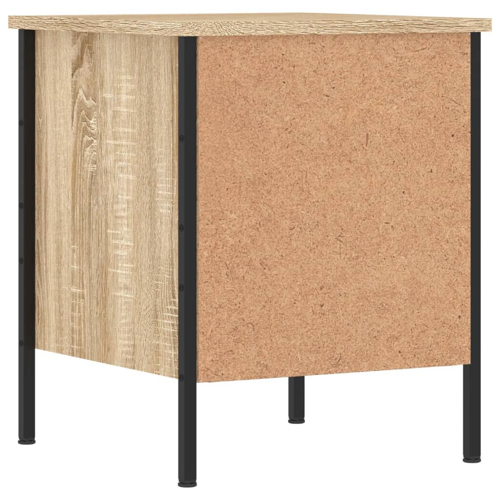 vidaXL Κομοδίνα 2 Τεμ. Sonoma Δρυς 40x42x50 εκ. από Επεξεργασμένο Ξύλο
