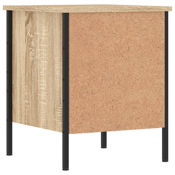 vidaXL Κομοδίνα 2 Τεμ. Sonoma Δρυς 40x42x50 εκ. από Επεξεργασμένο Ξύλο