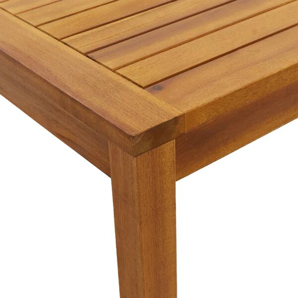 vidaXL Τραπέζι Κήπου 110 x 55 x 67 εκ. από Μασίφ Ξύλο Ακακίας