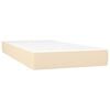 vidaXL &Kappa;&rho;&epsilon;&beta;ά&tau;&iota; Boxspring &mu;&epsilon; &Sigma;&tau;&rho;ώ&mu;&alpha; &Kappa;&rho;&epsilon;&mu; 80 x 200 &epsilon;&kappa;. &Upsilon;&phi;&alpha;&sigma;&mu;ά&tau;&iota;&nu;&omicron;