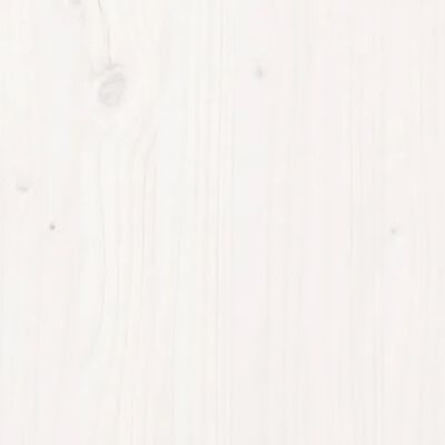 vidaXL Συρταριέρα Λευκή 100x40x75 εκ. από Μασίφ Ξύλο Πεύκου