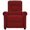 vidaXL Πολυθρόνα Μασάζ Ηλεκτρική Μπορντό από Συνθετικό Δέρμα