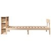 vidaXL Κρεβάτι Βιβλιοθήκη Χωρίς Στρώμα 90x200 εκ Μασίφ Ξύλο Πεύκου