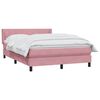 vidaXL &Kappa;&rho;&epsilon;&beta;ά&tau;&iota; Boxspring &mu;&epsilon; &Sigma;&tau;&rho;ώ&mu;&alpha; &Rho;&omicron;&zeta; 140x210 &epsilon;&kappa;. &Beta;&epsilon;&lambda;&omicron;ύ&delta;&iota;&nu;&omicron;