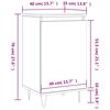 vidaXL Ντουλάπια 2 τεμ. Λευκά 40 x 35 x 70 εκ. από Επεξεργασμένο Ξύλο