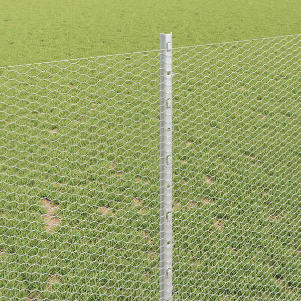 vidaXL &Tau;&epsilon;&nu;&tau;ώ&tau;&omicron; &mu;&epsilon; &sigma;&tau;ή&rho;&iota;&gamma;&mu;&alpha; &Alpha;&sigma;&eta;&mu;ί 1 x 50 m &Alpha;&tau;&sigma;ά&lambda;&iota;