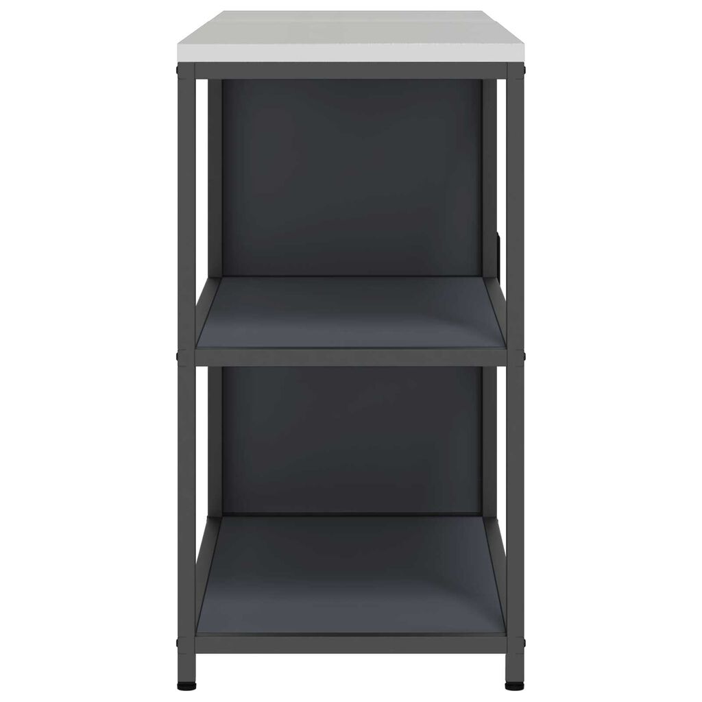 vidaXL Σετ Αποθήκευσης Κουζίνας 2 pcs Ανθρακί 150 x 50 x 92 εκ.
