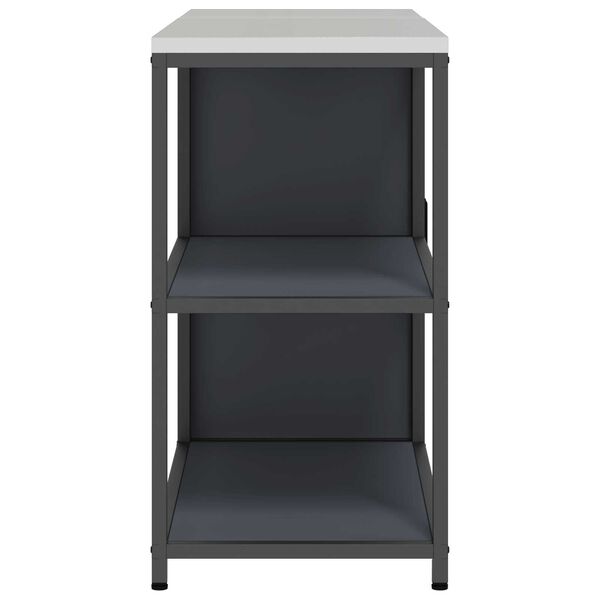 vidaXL Σετ Αποθήκευσης Κουζίνας 2 pcs Ανθρακί 150 x 50 x 92 εκ.
