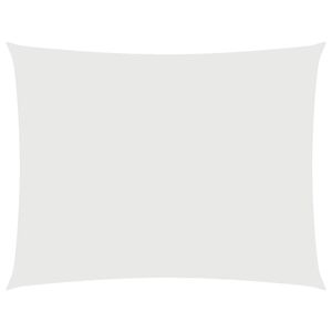 vidaXL Πανί Σκίασης Ορθογώνιο Λευκό 4 x 6 μ. από Ύφασμα Oxford