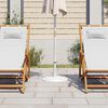 vidaXL Βάση Ομπρέλας Λευκή 45 x 45 x 30 εκ. από Χυτοσίδηρο